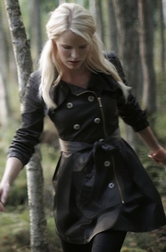 Elevenses Engla satin trench coat